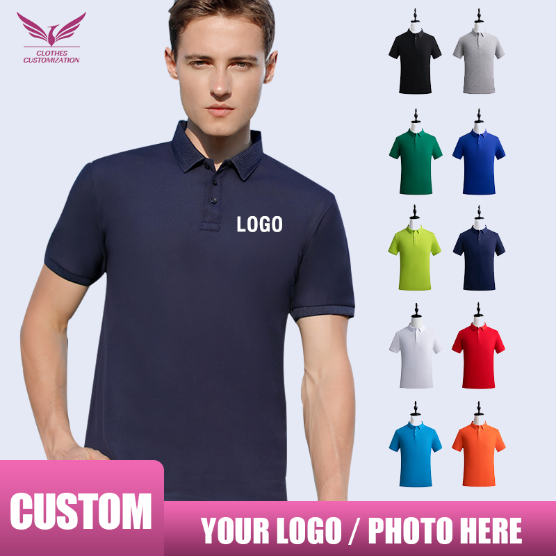 Embroidery Cotton Shirt - Polo Personalizzabile con Ricamo Personalizzato, T-Shirt