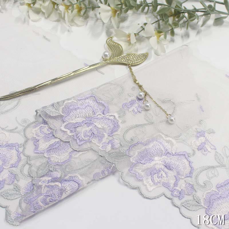2Yards viola rosa blu ricamo f - Embroidery Yellow Dress recensione e prezzo