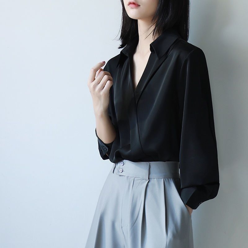 Gidyq camicie in Chiffon nero  - Embroidery Online recensione e prezzo