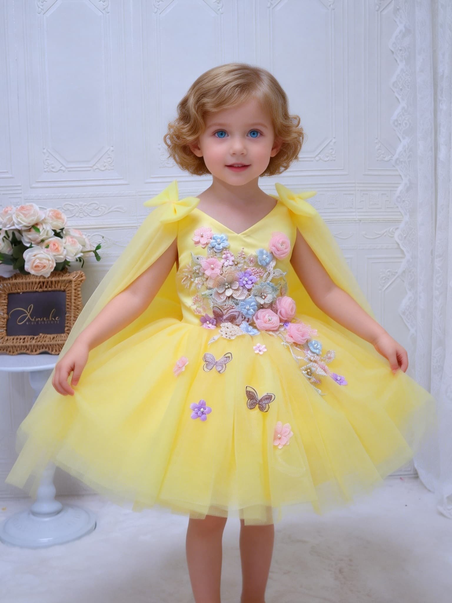 Abito da sposa di lusso person - Embroidery Yellow Dress recensione e prezzo