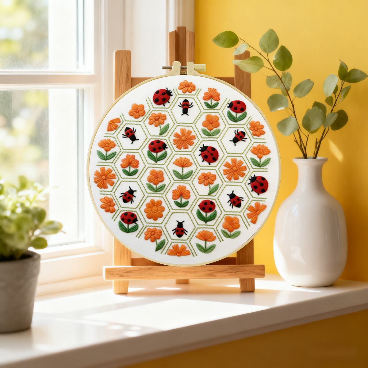 1 pezzo 20X20CM/15X15CM 7.87/6 - Embroidery Lady Bug recensione e prezzo
