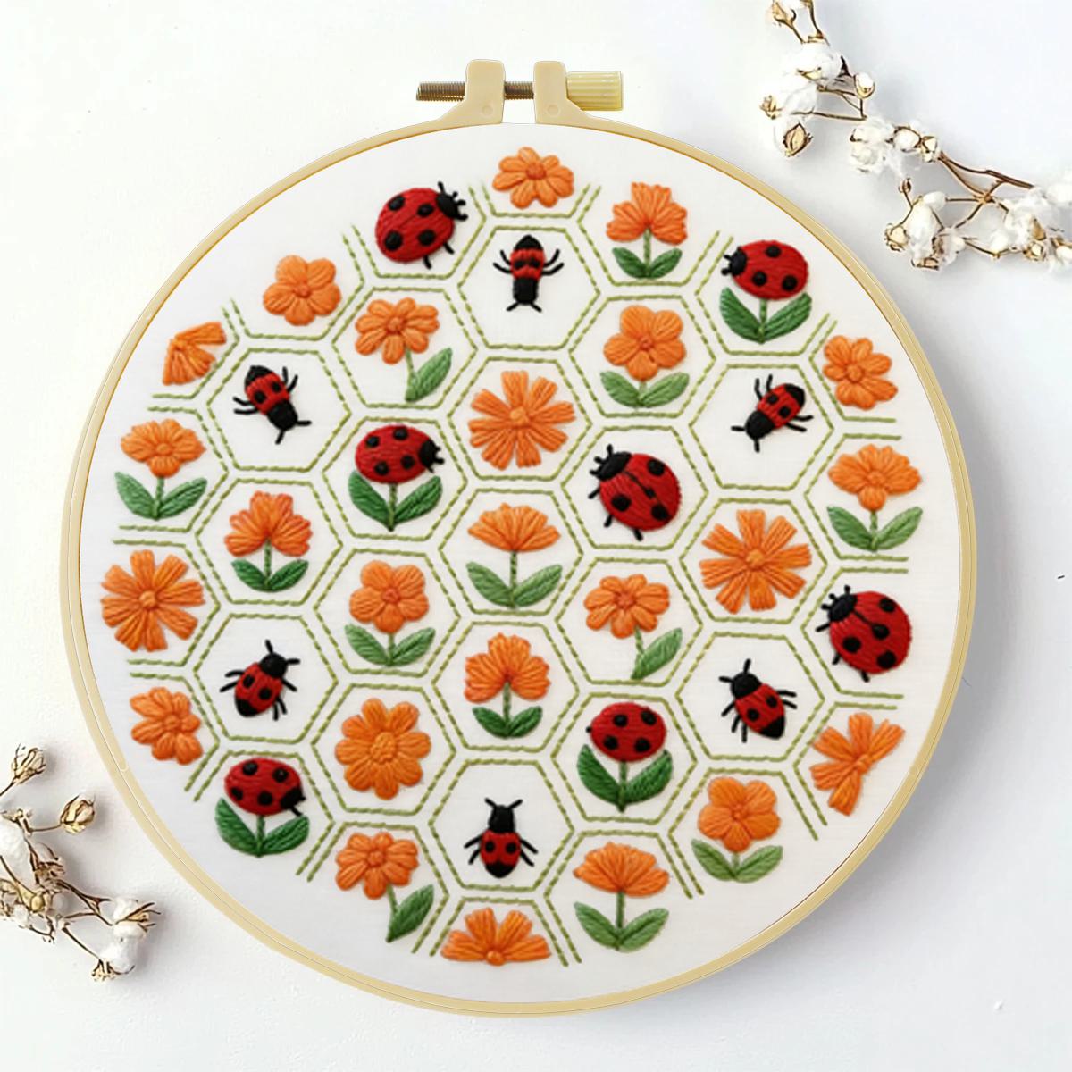 1 pezzo 20X20CM/15X15CM 7.87/6 - Embroidery Lady Bug recensione e prezzo