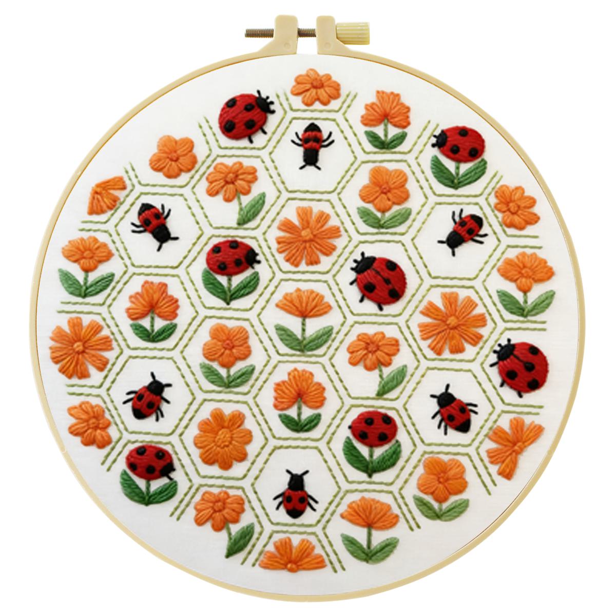 1 pezzo 20X20CM/15X15CM 7.87/6 - Embroidery Lady Bug recensione e prezzo