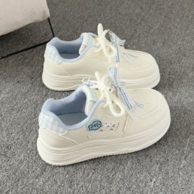 Sneakers con plateau bianche d - Embroidery Garments recensione e prezzo